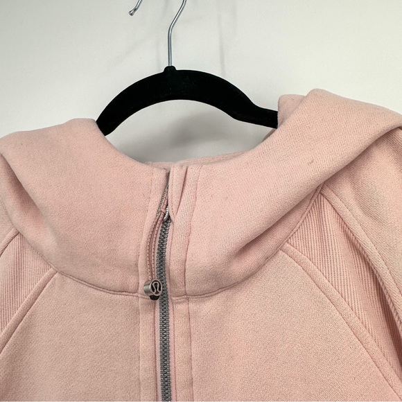 Lululemon Scuba Oversized 1/2 Zip Hoodie Sweatshirt Pink Mist Women XL XXL - Picture 6 of 8